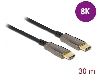 Kabel Video HDMI ST/ ST 30,0m Aktives Optisches Kabel HDMI 8K 60 Hz * DeLock*