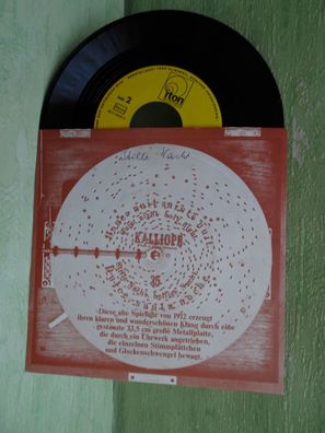 7" Single iton Original Spieluhr Kalliope 1912 Stille Nacht O Du fröhliche