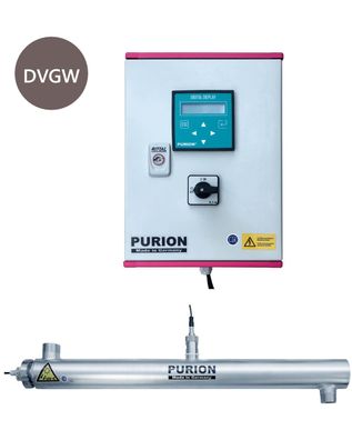 PURION DVGW Zert UV-Anlage zertifiziert nach Arbeitsblatt W294