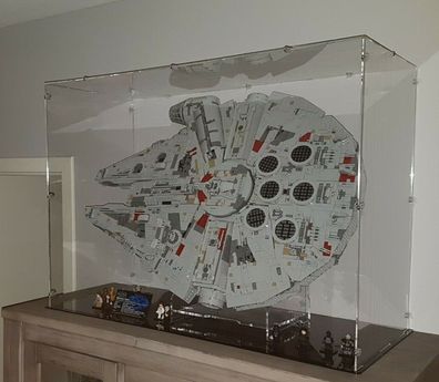 Acrylglas Vitrine Haube für Ihr LEGO Modell Millennium Falcon 75192 mit Ständer