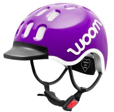 WOOM™ Kids Fahrradhelm Größe M (53-56 cm), purple haze