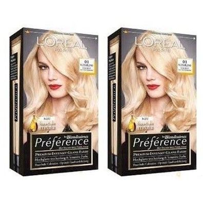 Loreal Preference 01Ultrablond Ultrahelles Natürliche Blond Intensive Glanz Haarfarbe