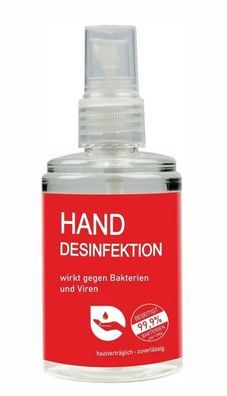 Desinfektionsmittel zum Sprühen Hände Desinfizieren Desinfektion gegen Viren 100ml