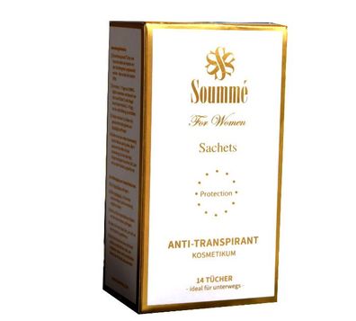 Soumm&eacute; Antitranspirant Protection 14 Tücher Women Kosmetikum Soumme Summee
