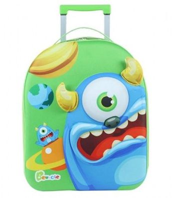 Knorrtoys 3D-Trolley Koffer Bouncie Monster Blueberry