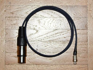 XLR- (Mikrofon-) Kabel für Sennheiser SK 50/ SK 250/ SK-3063/ SK-5012 (Lemo 3-pol.)