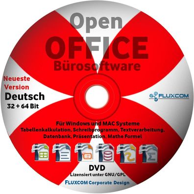 Open Office 2023 Paket Textverarbeitung Schreibprogramm deutsch
