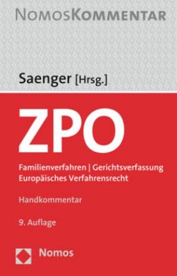 Zivilprozessordnung: Familienverfahren | Gerichtsverfassung | Europ?isches ...