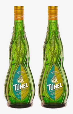 Tunel 2er Set Mezcladas 0,7L (30% Vol) Kräuterlikör Hierbas de Mallorca- [Enthä