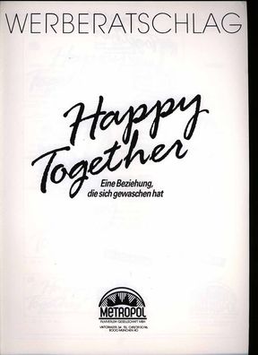 Happy Together - Werberatschlag