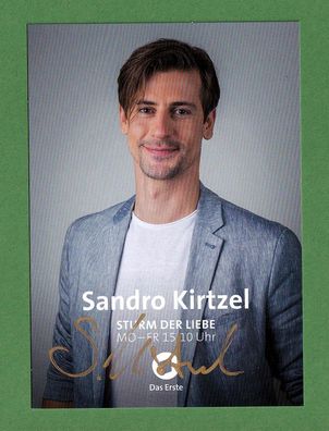Sandro Kirtzel ( Sturm der Liebe ) - persönlich signiert (2)
