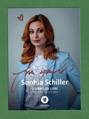 Sophia Schiller ( Sturm der Liebe ) - persönlich signiert