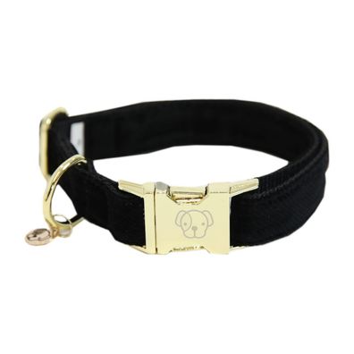 Kentucky Dogwear Halsband Dog Collar "Corduroy" - Black