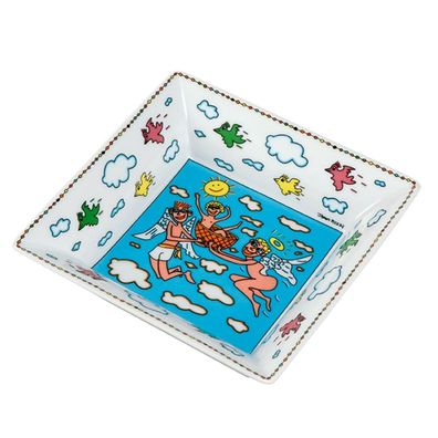 FROM THE ANGELS ABOVE Schale James Rizzi Engel 26100974 Goebel Porzellan PopArt