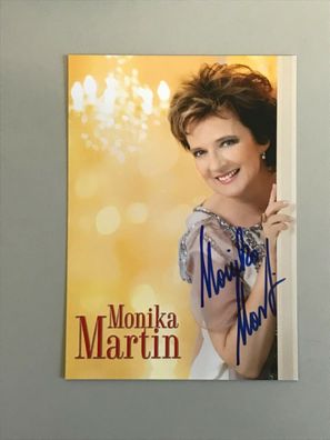 Autogrammkarte - MONIKA MARTIN - Schlager - orig. signiert #850