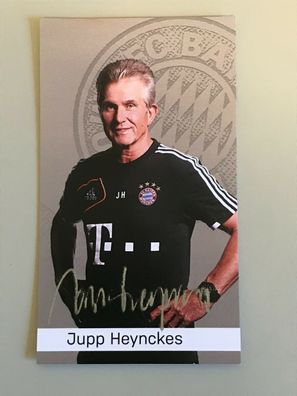 Autogrammkarte - JUPP Heynckes - FC BAYERN München - orig. signiert #991