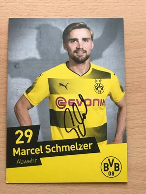 Autogrammkarte - MARCEL Schmelzer - BVB Borussia Dortmund - orig. signiert #302