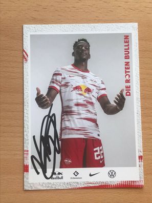 Autogrammkarte - NORDI Mukiele - RB Leipzig 2021-22 - orig. signiert #570