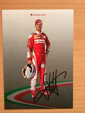 Autogrammkarte - Sebastian VETTEL - FORMEL 1 - orig. signiert #916