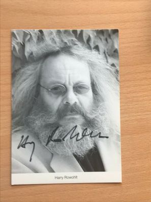 Autogrammkarte - HARRY Rowohlt - Lindenstraße Schauspieler - orig. signiert #592