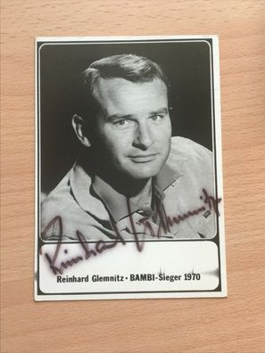 Autogrammkarte - Reinhard Glemnitz - Schauspieler - orig. signiert #590