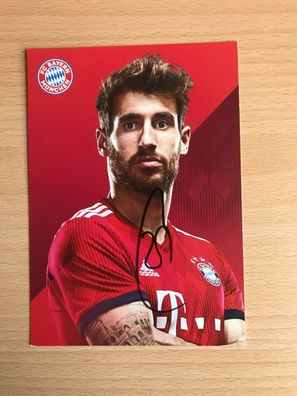 Autogrammkarte - JAVI Martinez - FC BAYERN München 2018-19 orig. signiert