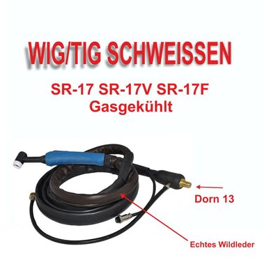 WIG Schlauchpaket SR17 WP17 für Schweiß Inverter Schweißbrenner SR17