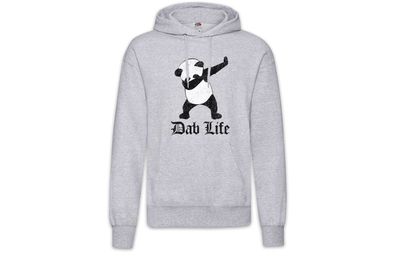 Dab Life II Hoodie Kapuzenpullover Panda Bear Dance Dj Mc Disco Club Party Hard Thug