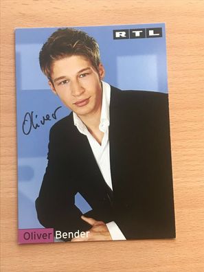 Autogrammkarte - OLIVER BENDER - Schauspieler - orig. signiert #608