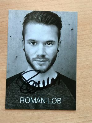 Autogrammkarte - ROMAN LOB - ROCK & POP - orig. signiert #384