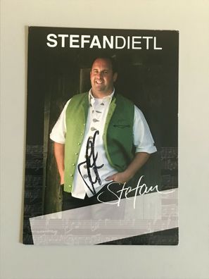 Autogrammkarte - STEFAN DIETL - Schlager - orig. signiert #520