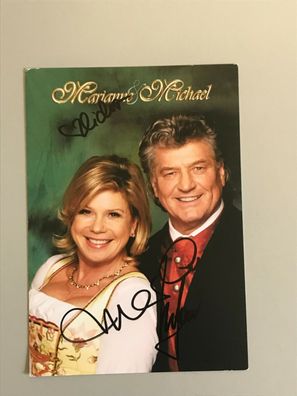 Autogrammkarte - Marianne & Michael - Schlager - orig. signiert #526
