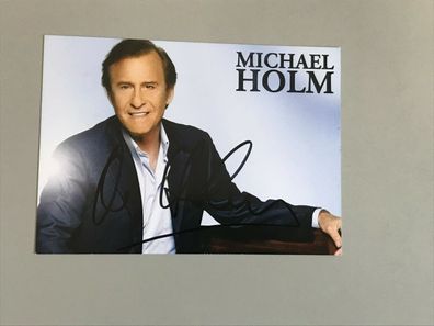 Autogrammkarte - Michael HOLM - Schlager - orig. signiert #551