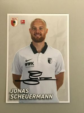 Autogrammkarte - JONAS Scheuermann - FC Augsburg 2021-22 - orig. signiert #935