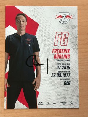 Autogrammkarte - Frederik GÖßLING - RB Leipzig 2020/21 - orig. signiert #759