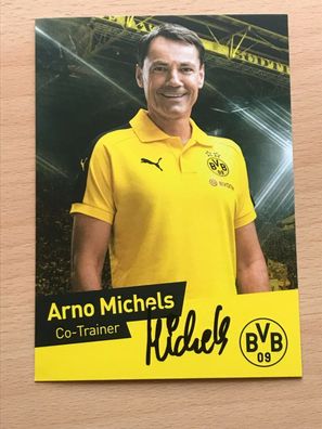 Autogrammkarte - ARNO Michels - BVB Borussia Dortmund - orig. signiert #344