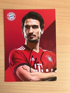 Autogrammkarte - MATS Hummels - FC BAYERN München 2018-19 orig. signiert