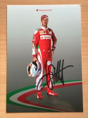 Autogrammkarte - Sebastian VETTEL - FORMEL 1 - orig. signiert #751