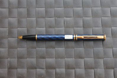 Vintage-Kugelschreiber, Waterman Laureat, dunkelblau meliert