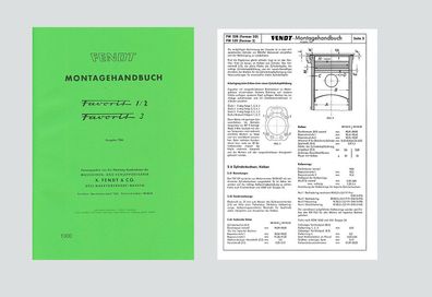 Fendt Favorit 2 Werkstatthandbuch Reparaturanleitung Schlepper