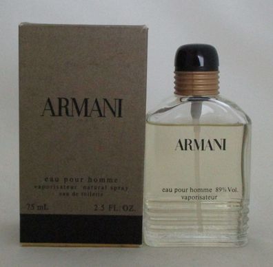 Giorgio Armani Alte Pour Homme Classic Eau de Toilette 75 Ml Spray