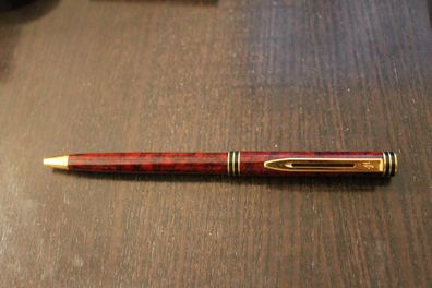 Waterman Kugelschreiber Exclusive, Vintage Kugelschreiber, rotmeliert