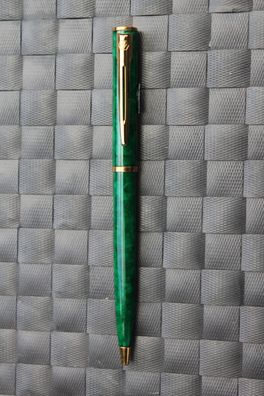 Waterman Kugelschreiber Laureat, Vintage Kugelschreiber, grün-meliert