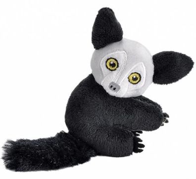 knuddel lemur junior plüsch schwarz one-size