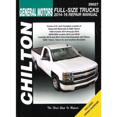 General Motors Full-Size Trucks 2014-16 Chevrolet GMC Reparaturanleitung Chilton