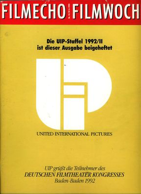 filmecho Filmwoche Ausgabe 1992 - Nr. 13
