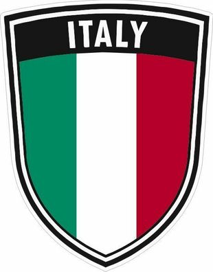Italien Italy Wappen Aufkleber PKW Europa Flagge konturgestanzt Nr. 9055