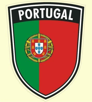 Portugal Wappen Aufkleber PKW Bike Europa Flagge konturgestanzt Nr. 9052