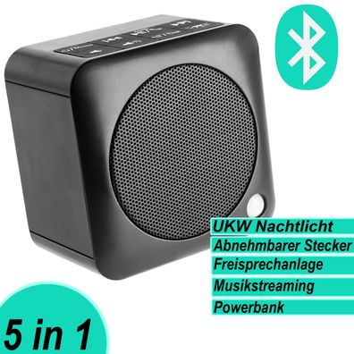 Bluetooth 4.2 3in1 Steckdosenradio Lautsprecher UKW NFC Box + inkl. Nachtlicht