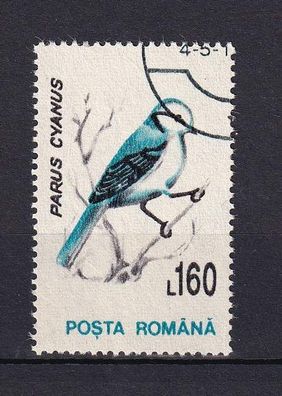 Motiv - Vogel Lasurmeise - (Rumänien) - gestempelt